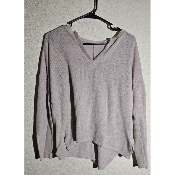 Olia Womens Lightweight Oversized Open‎ Knit Sweater Sz S Boho Beachy Minimalist - Picture 1 of 13